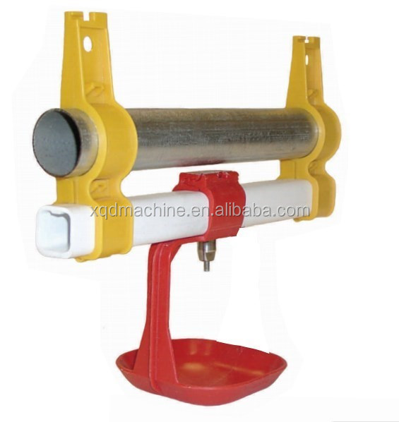 Stainless Steel broiler layer metal nipple drinker for Poultry ไก่ drinking system line