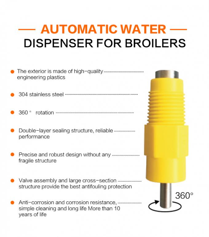 Nipple drinker for pig ไก่ drinker for farm อัตโนมัติ poultry plastic 6