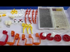 Double Wing Twin Lock Nipple Drinker สำหรับไก่เนื้อไก่ชั้นนกนกกระทาดื่ม